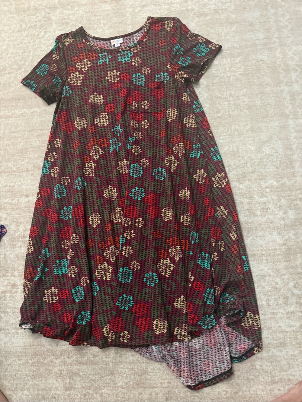 Lularoe - Burgundy Multi